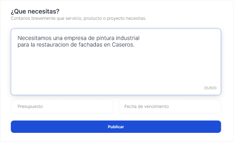 Vista de inicio